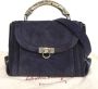 Salvatore Ferragamo Pre-owned Leather handbags Blauw Dames - Thumbnail 1