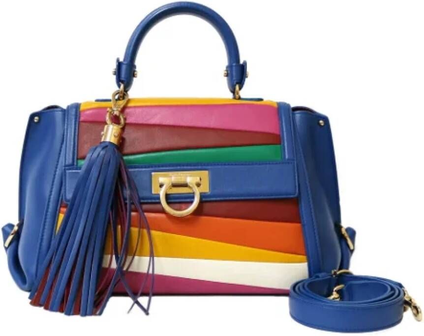 Salvatore Ferragamo Pre-owned Leather handbags Meerkleurig Dames