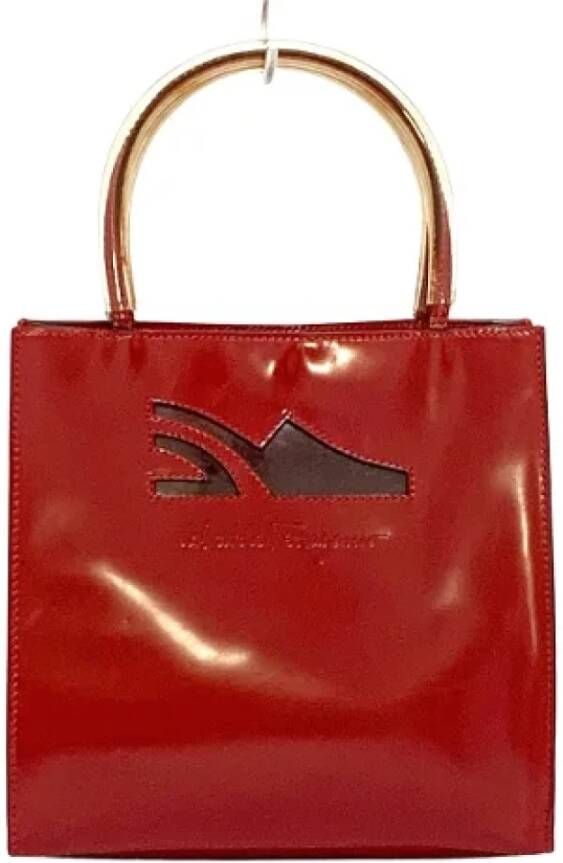 Salvatore Ferragamo Pre-owned Leather handbags Rood Dames