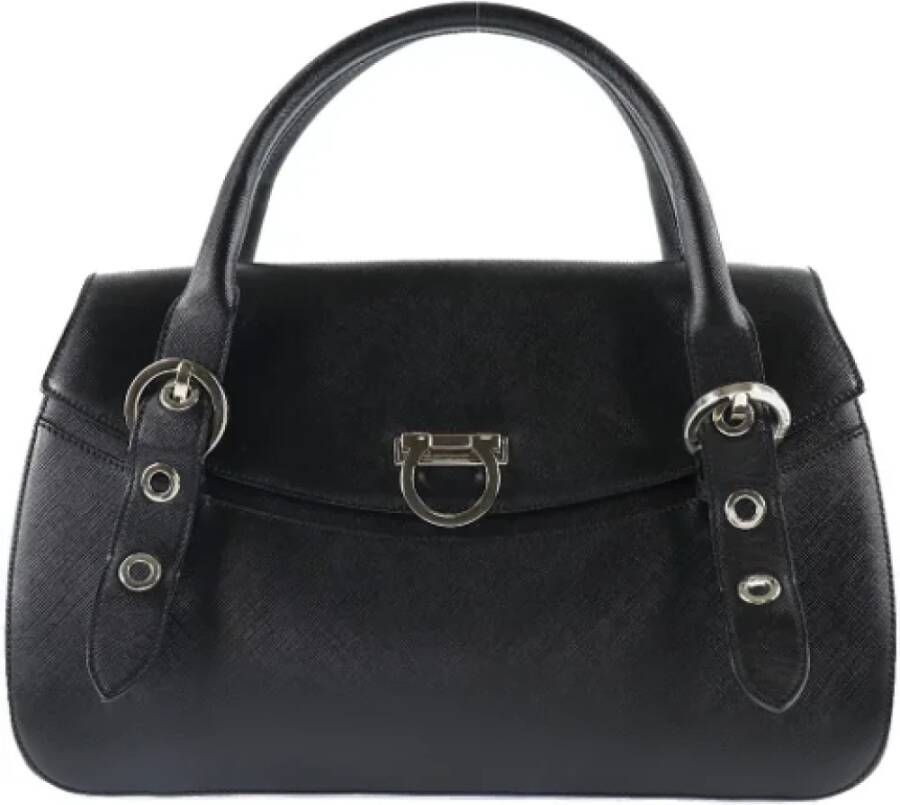 Salvatore Ferragamo Pre-owned Leather handbags Zwart