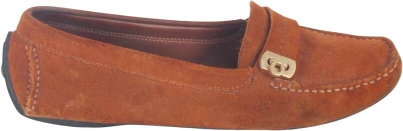 Salvatore Ferragamo Pre-owned Loafers Bruin Dames