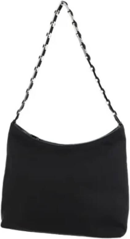 Salvatore Ferragamo Pre-owned Nylon handbags Zwart Dames