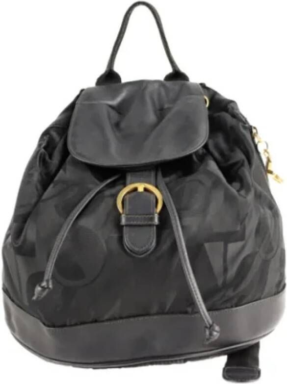 Salvatore Ferragamo Pre-owned Nylon shoulder-bags Zwart Dames