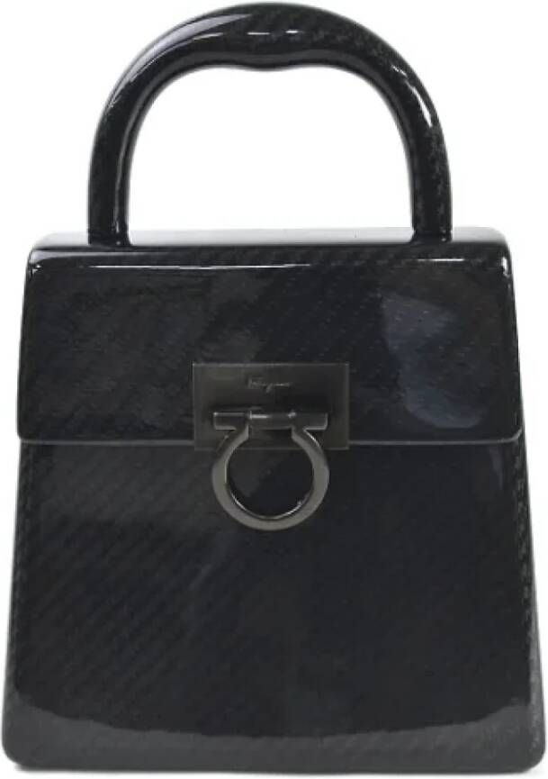 Salvatore Ferragamo Pre-owned Plastic handbags Zwart Dames