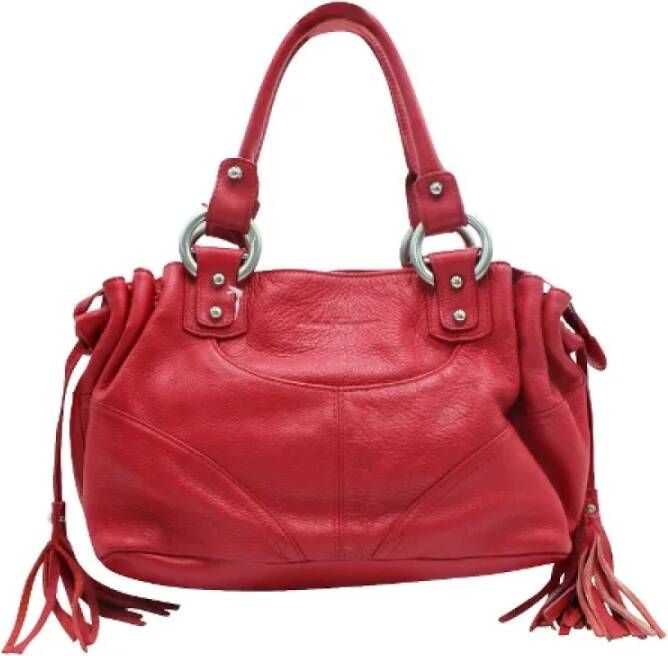 Salvatore Ferragamo Pre-owned Leather handbags Rood Dames