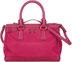 Salvatore Ferragamo Pre-owned Pre-owned Leather handbags Roze Dames