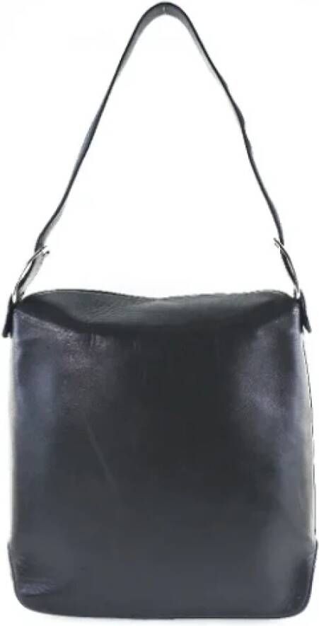 Salvatore Ferragamo Pre-owned Leather shoulder-bags Zwart Dames