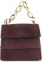 Salvatore Ferragamo Pre-owned Preated Suede handtassen Bruin Dames - Thumbnail 1