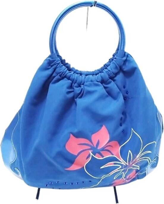 Salvatore Ferragamo Pre-owned Schoudertas Blauw Dames