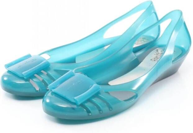 Salvatore Ferragamo Pre-owned Shoes Blauw Dames