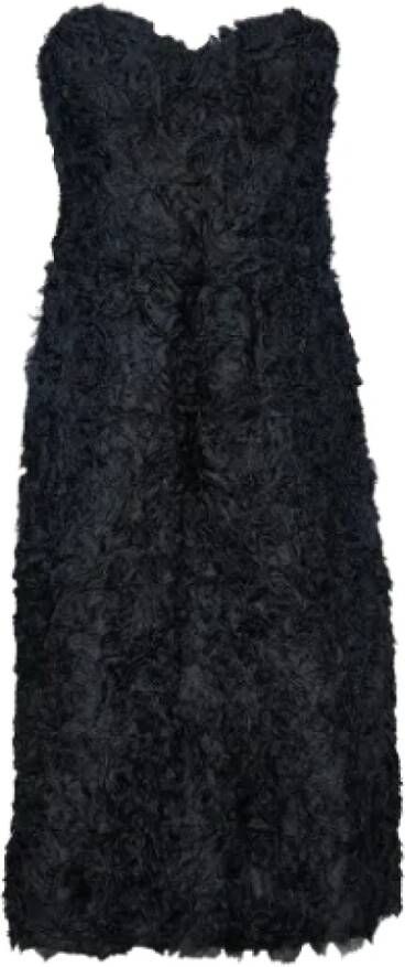 Salvatore Ferragamo Pre-owned Silk dresses Zwart Dames