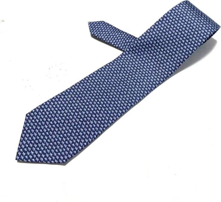 Salvatore Ferragamo Pre-owned Vlinderdassen Blauw Heren