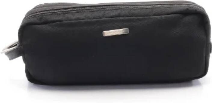 Salvatore Ferragamo Pre-owned Voldoende lederen klauwen Zwart Dames