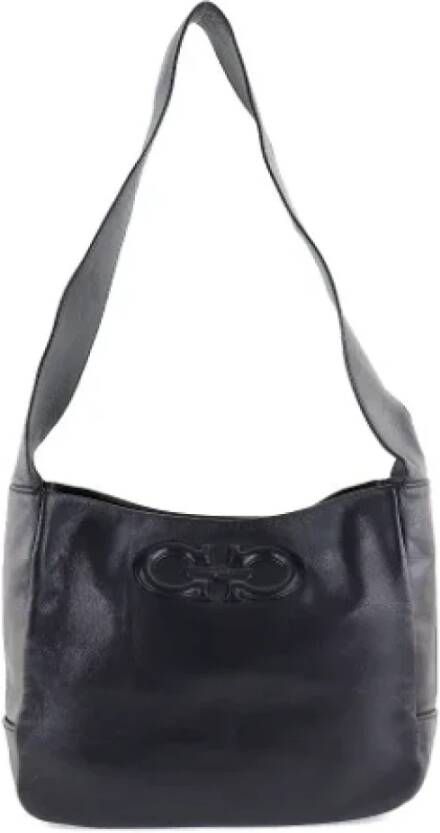 Salvatore Ferragamo Pre-owned Voldoende schouderzakken Zwart Dames