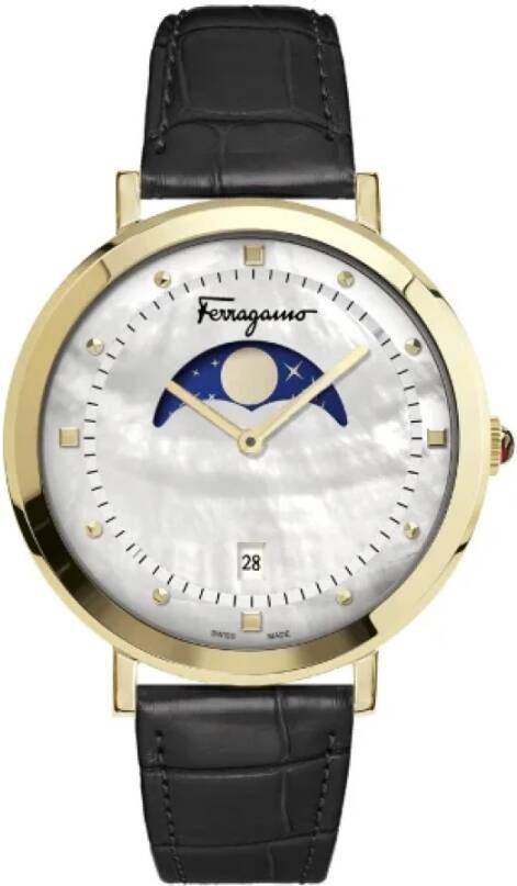 Salvatore Ferragamo Pre-owned Voldoende stoffen horloges Geel Dames