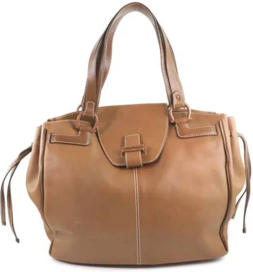 Salvatore Ferragamo Pre-owned Voldoende stoffenzakken Bruin Dames