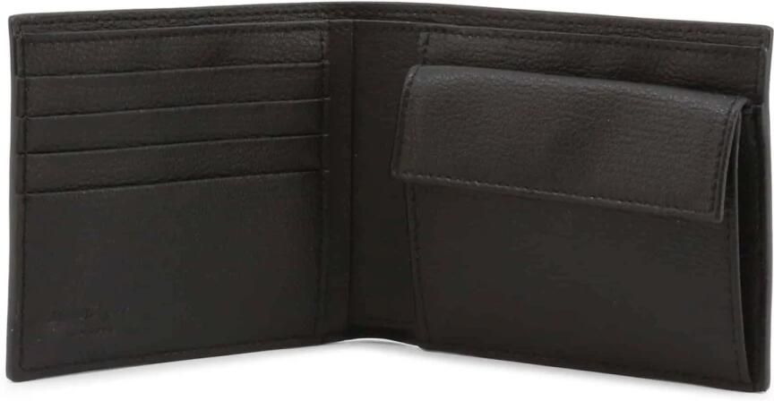 Salvatore Ferragamo Stijlvolle Leren Portemonnee voor de Moderne Gentleman Zwart Heren - Foto 2