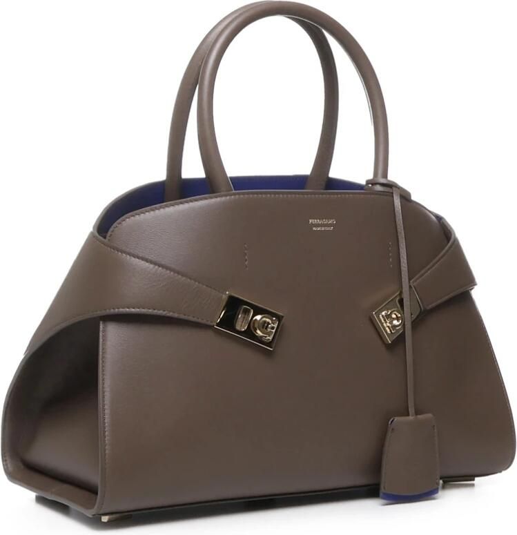Salvatore Ferragamo Hobo bags "Hug" Medium Handbag – Brown in bruin - Foto 4