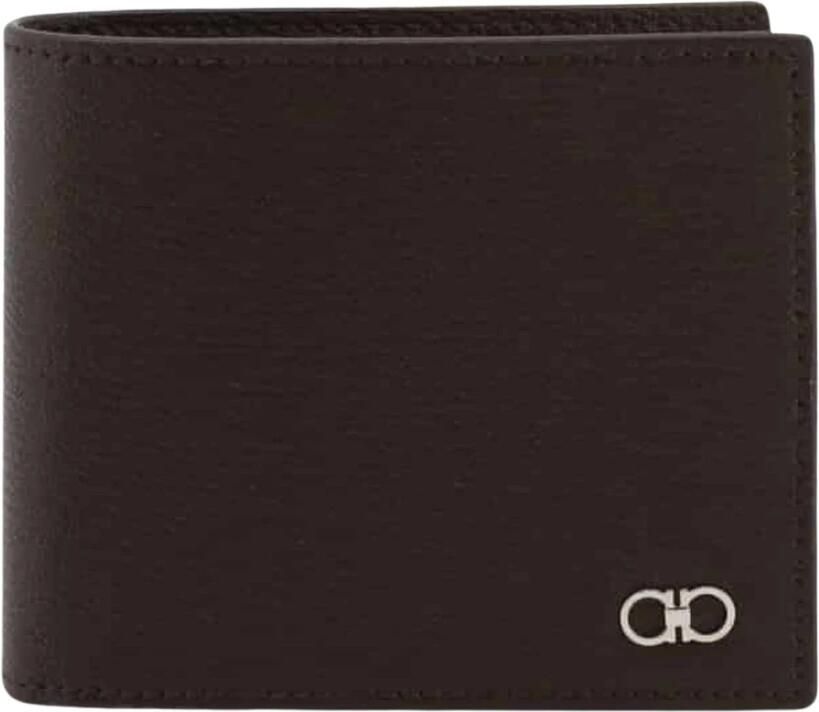 Salvatore Ferragamo Stijlvolle Leren Portemonnee voor Moderne Man Bruin Heren - Foto 3