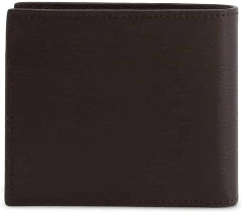 Salvatore Ferragamo Stijlvolle Leren Portemonnee voor Moderne Man Bruin Heren