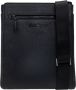 Salvatore Ferragamo Zwarte Cross Body Tas met Ritsvak Black Heren - Thumbnail 1