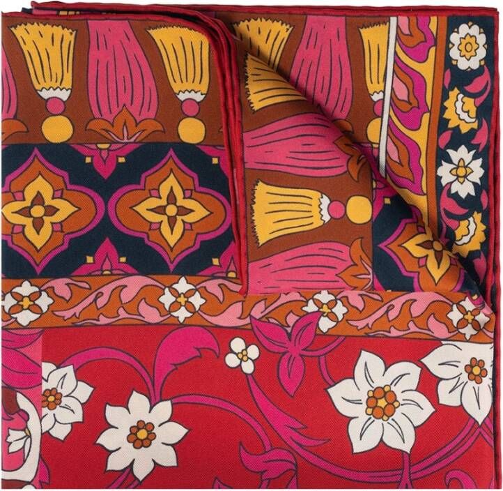 Salvatore Ferragamo Silk scarf Rood Dames