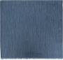 Salvatore Ferragamo Katoenen Blend Sjaal voor de Moderne Man Blauw Heren - Thumbnail 1