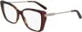 Salvatore Ferragamo Stijlvolle Bril Brown Dames - Thumbnail 1