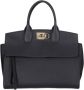Salvatore Ferragamo Zwarte Ferragamo tassen 100% leer Zwart Dames - Thumbnail 1