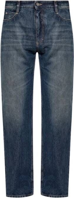 Salvatore Ferragamo Straight leg jeans Blauw Heren