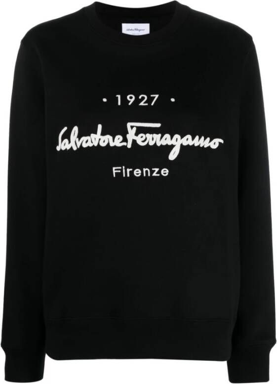 Salvatore Ferragamo Sweatshirt Zwart Dames
