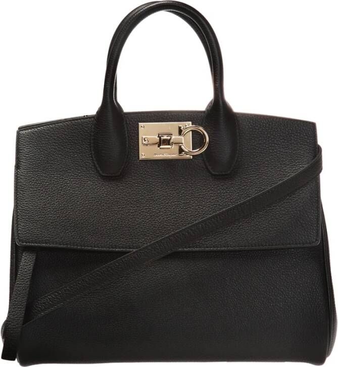 Salvatore Ferragamo The Studio shoulder bag Black Dames