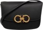 Salvatore Ferragamo Hobo bags "Trapezio" Black Leather Crossbody Bag in zwart - Thumbnail 3