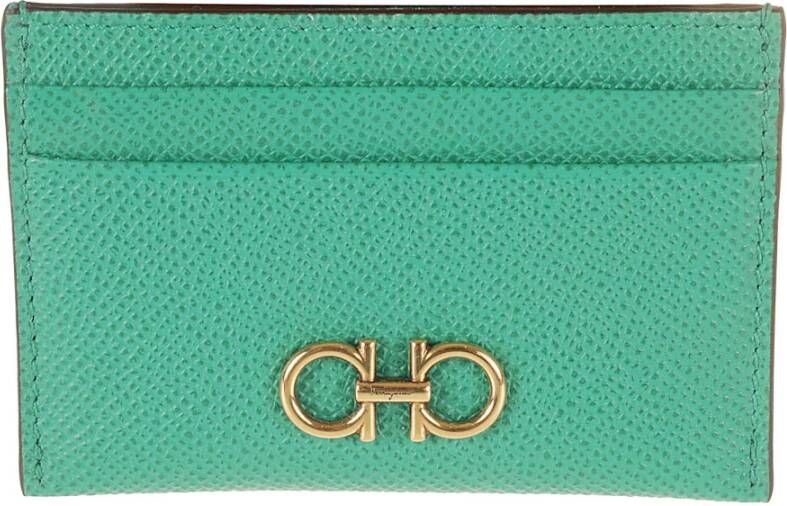 Salvatore Ferragamo Wallets & Cardholders Groen Dames