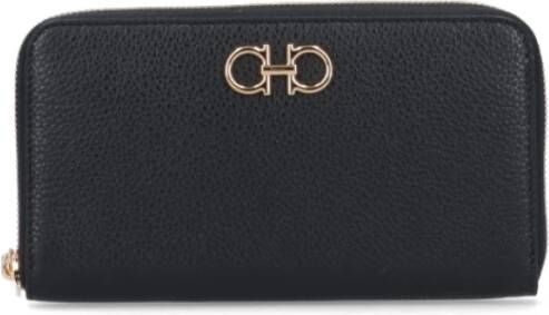 Salvatore Ferragamo Wallets & Cardholders Zwart Dames