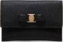 Salvatore Ferragamo Zwarte Portemonnees Stijlvolle Collectie Black Dames - Thumbnail 4