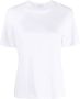 Salvatore Ferragamo Witte Katoenen T-shirt Klassieke Stijl White Dames - Thumbnail 3