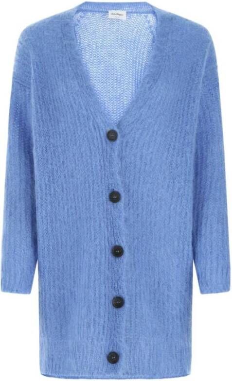 Salvatore Ferragamo Women's Knitwear Blauw Dames