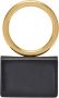 Salvatore Ferragamo Zwarte Leren Armband Kaarthouder Zwart Dames - Thumbnail 1