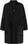Salvatore Santoro Coats Zwart Heren - Thumbnail 1