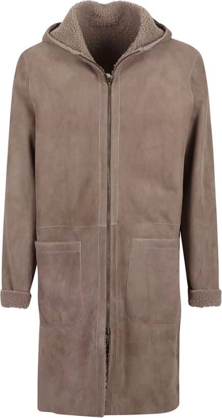 Salvatore Santoro Sand Parka Stijlvolle buitenkleding voor mannen Beige Heren