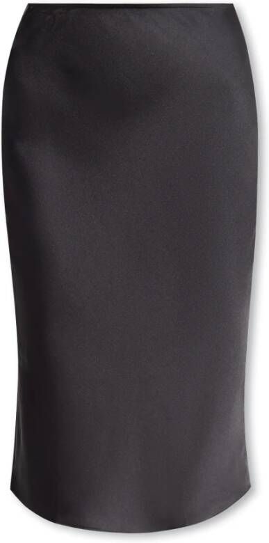 Samsøe Agneta Phantom Rok Slim Fit Uitlopende Zoom Grijs Dames