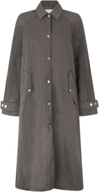 Samsøe Anorak Jas Grijs Dames