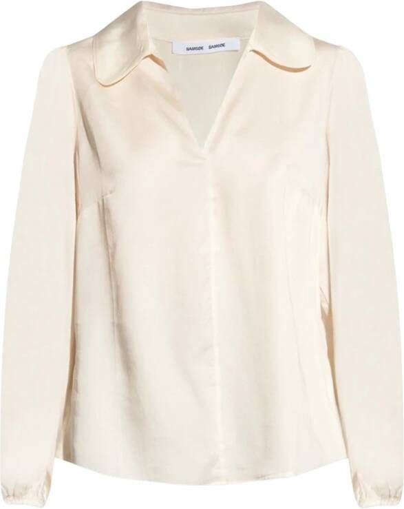 Samsøe Blouse overhemd Beige Dames