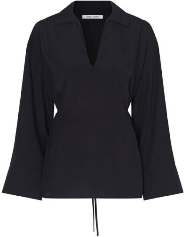 Samsøe Blouse overhemd Zwart Dames