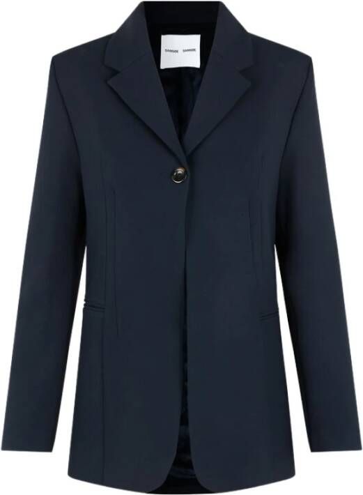 Samsøe Coats Blauw Dames