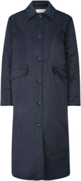 Samsøe Coats Blauw Dames
