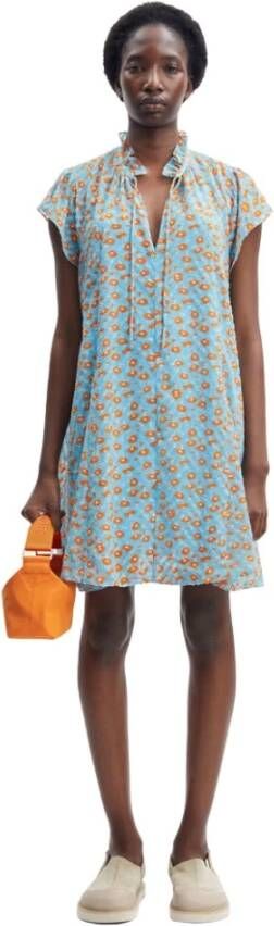 Samsøe Jurk Karookh Ditsy Topaz Blue Dames