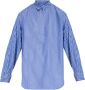 Samsøe Gestreept overhemd Blauw Dames - Thumbnail 1