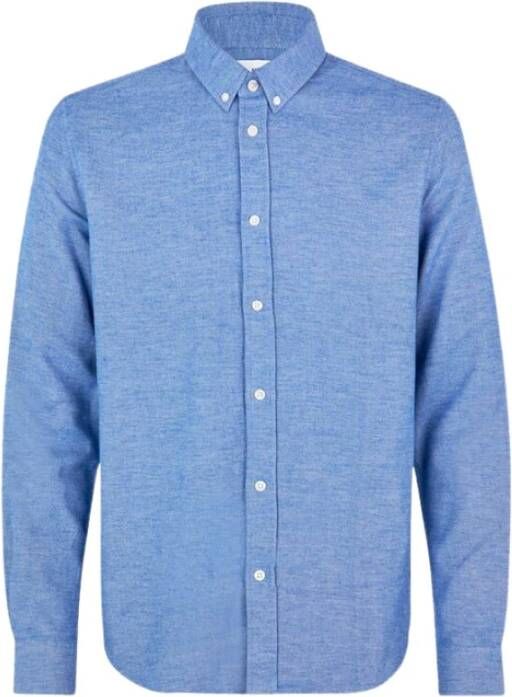 Samsøe Klassieke Liam Shirt Blauw Heren
